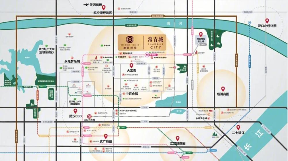 地铁时代常青城交通图