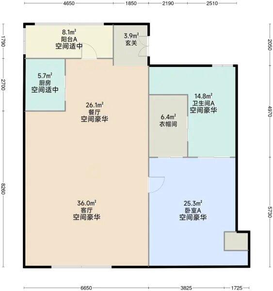 保利·江锦1号 户型图