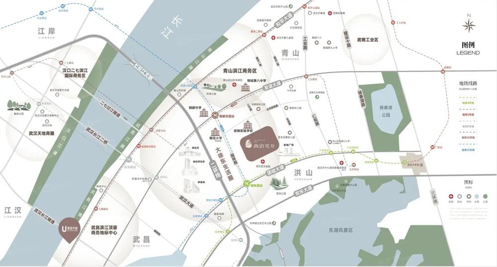 联投燕语光年 交通图