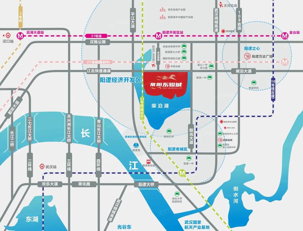 常阳东骏城交通图