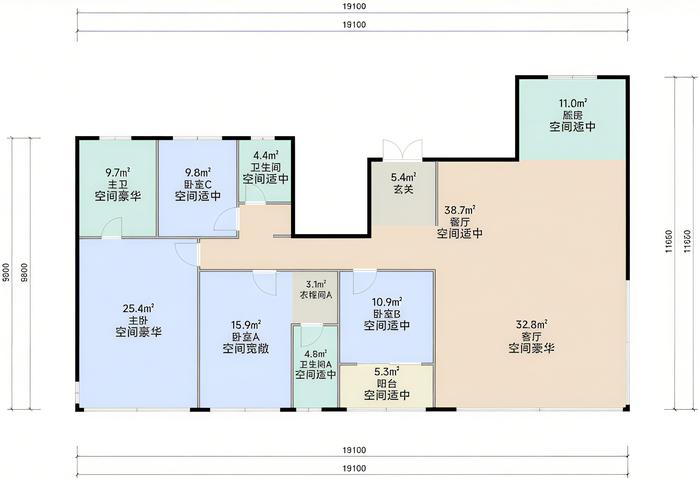 保利·涧山观奕 户型图
