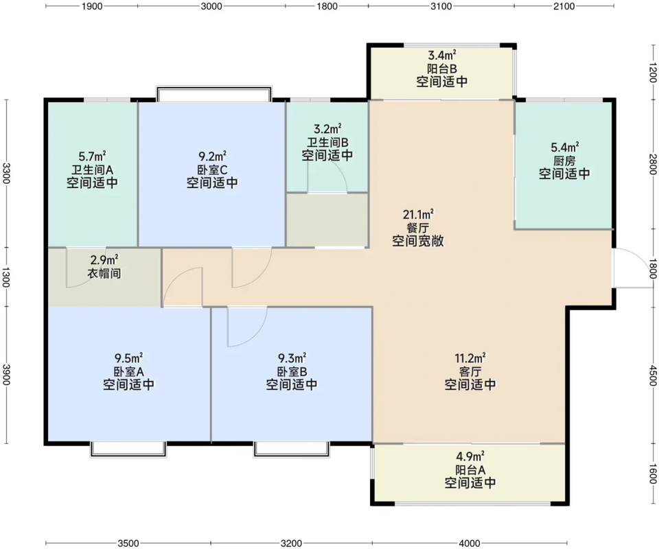 4/5#B3户型