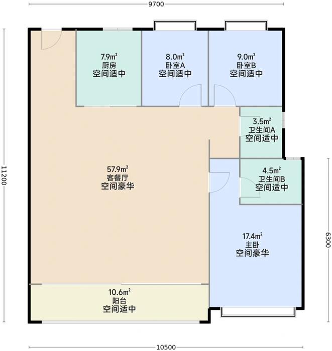 龙湖清能天曜 户型图