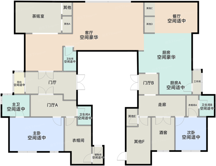 联投中心 户型图