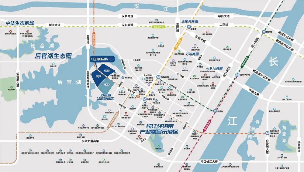 经开·泊心私屿交通图