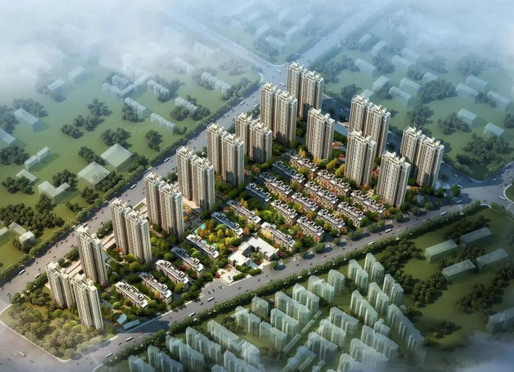 清能正荣府鸟瞰图