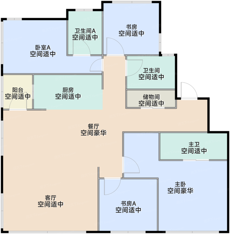 面积130平米