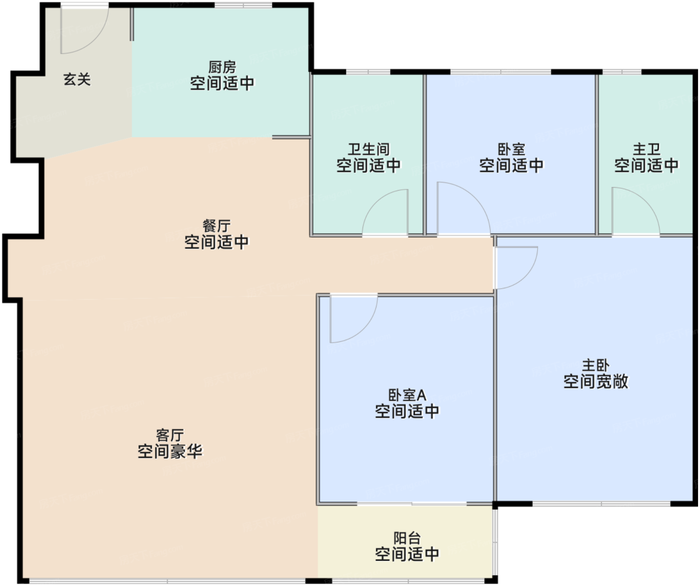 湖北科投万科·光谷锦上 户型图