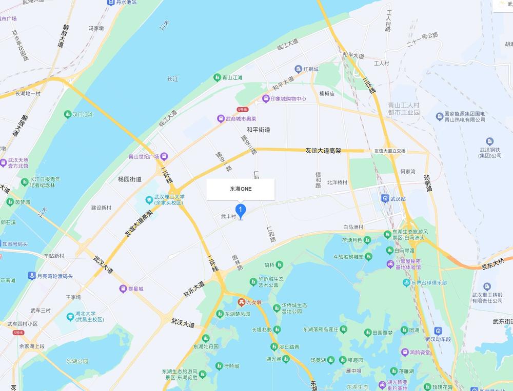 东湖ONE交通图