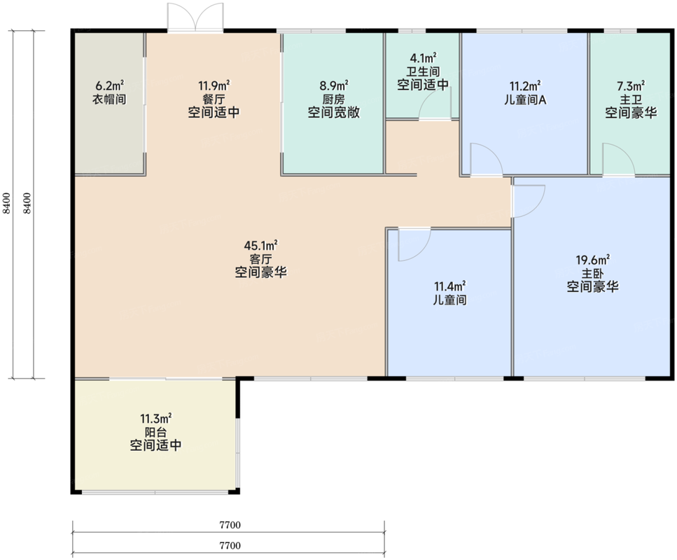 绿城·柳岸鸣翠户型图
