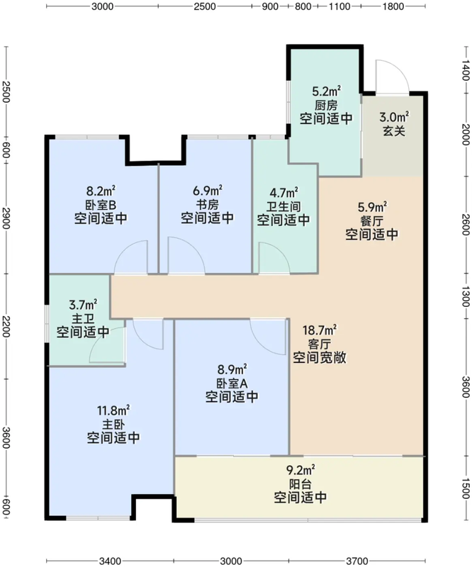 武汉城建天汇龙城户型图