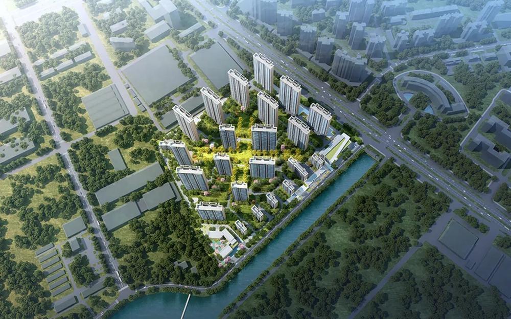 光谷湖畔八号鸟瞰图