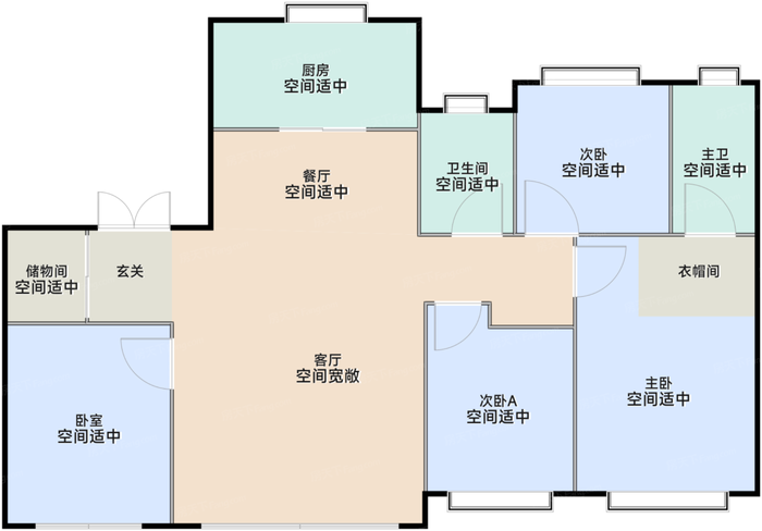 大华锦绣年华 户型图