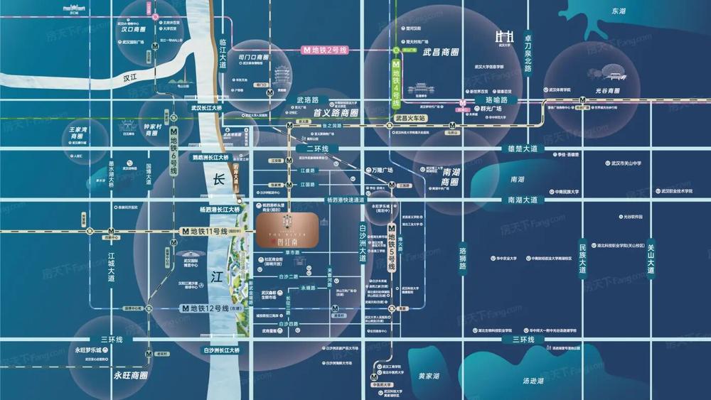 城投联投誉江南 交通图