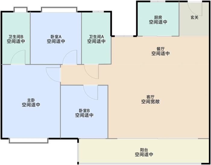 中铁阅湖郡 户型图
