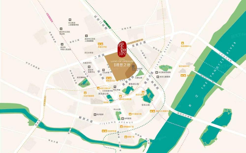 武汉·理想之地 交通图