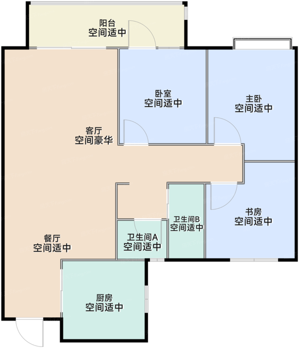 中建大公馆 户型图