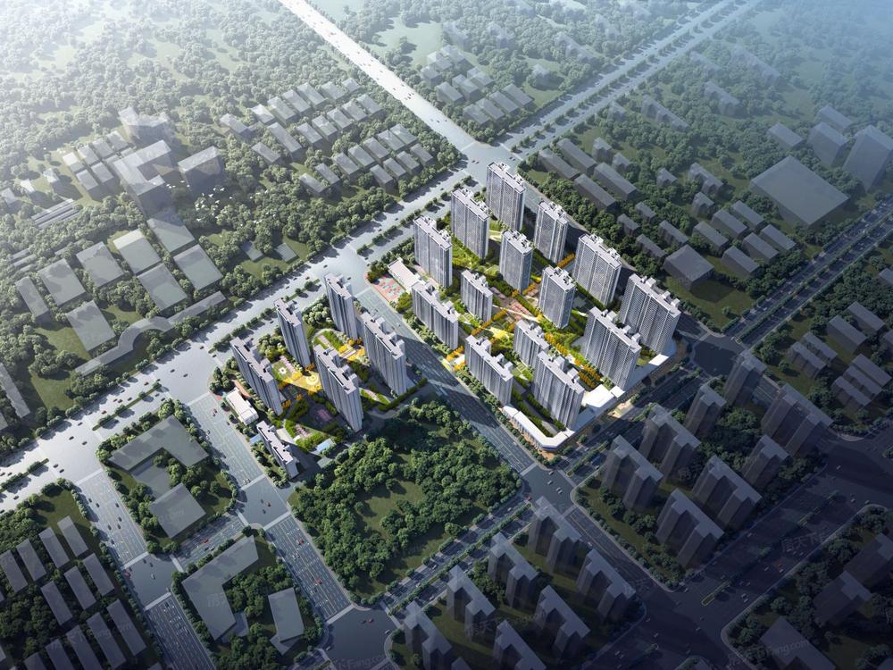 绿都中央公园鸟瞰图