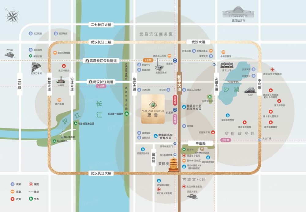 华润望雲交通图