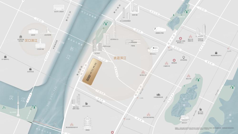 联投长江天元 交通图