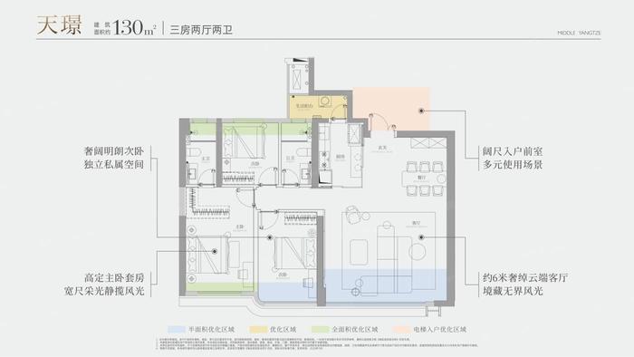 联投长江天元 户型图