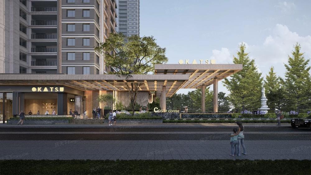 武汉城建万科云泊江岸效果图