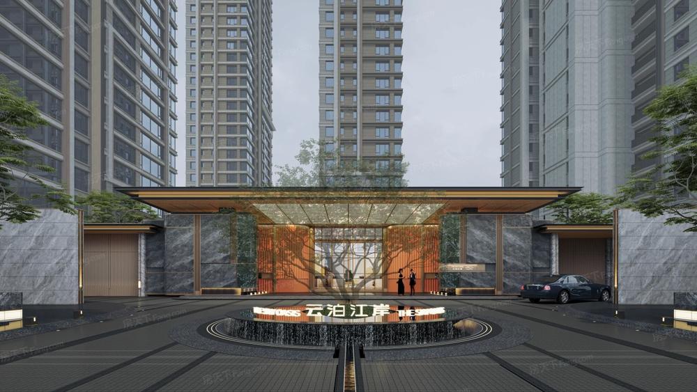 武汉城建万科云泊江岸效果图