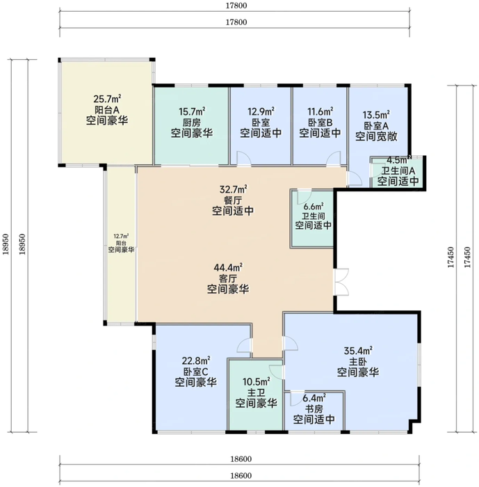 深业翠微谷 户型图