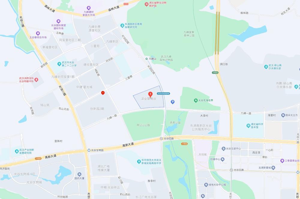 深业翠微谷交通图