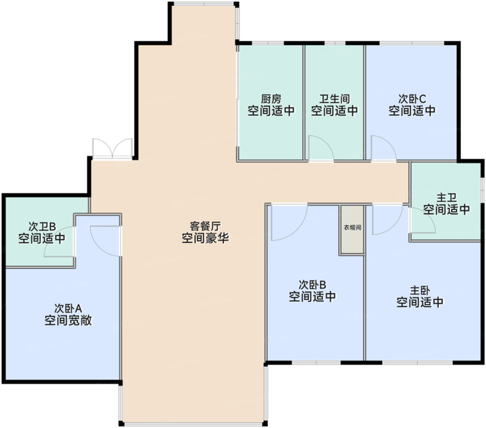 东湖金茂府 户型图