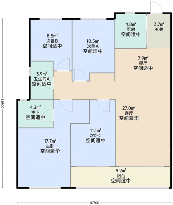金地汉口峯汇 户型图