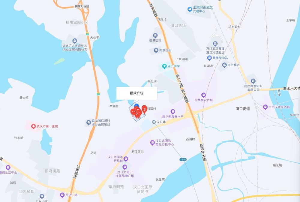 银禾广场·兿墅 交通图