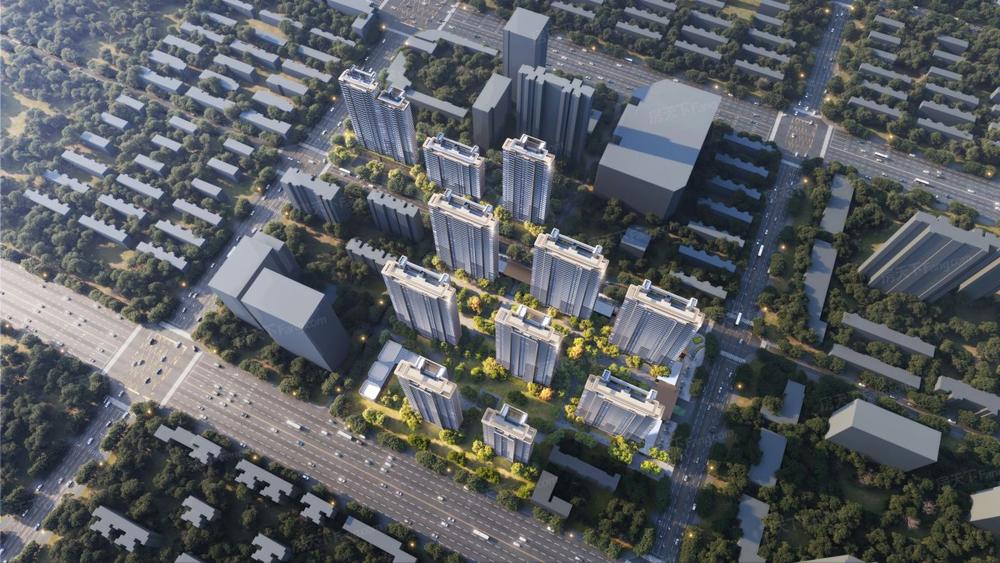 能建青誉府鸟瞰图