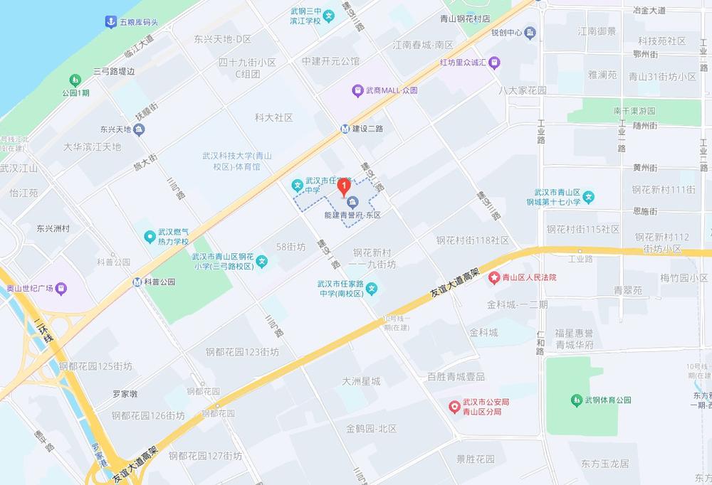 能建青誉府交通图