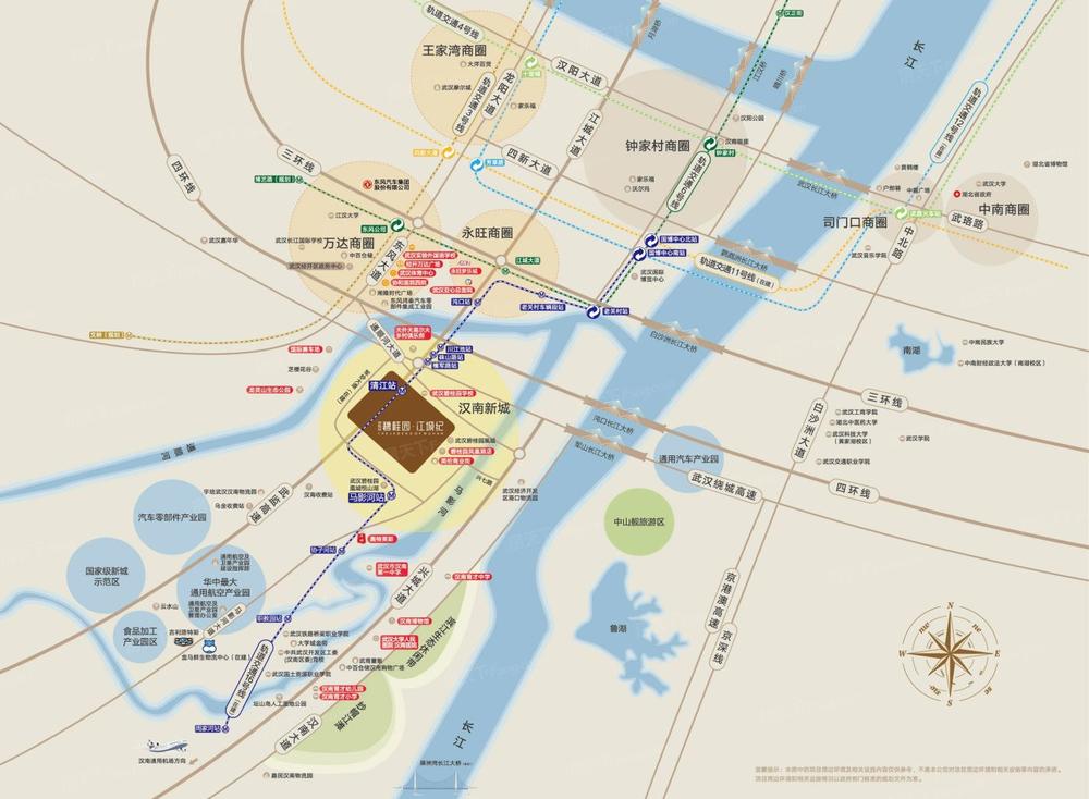 碧桂园·江城纪 交通图