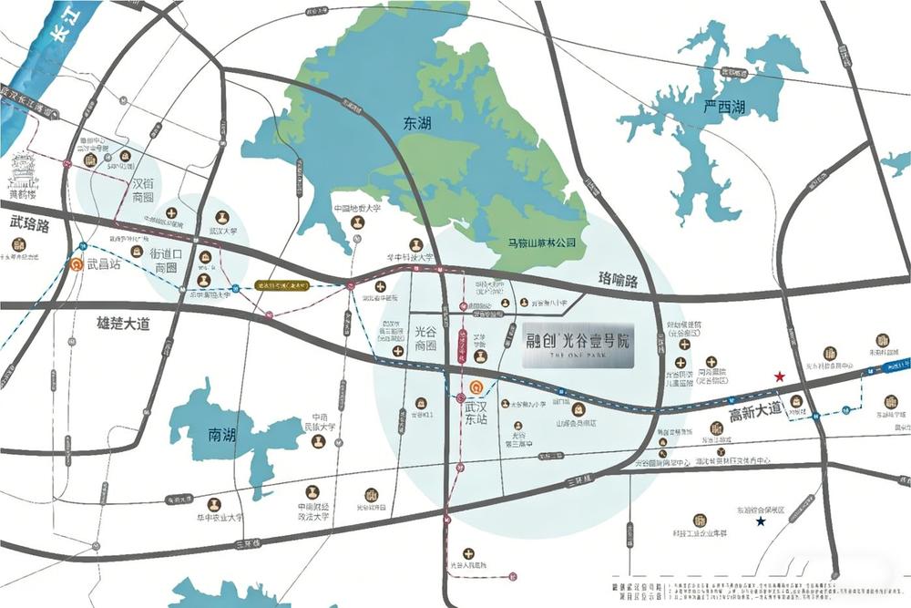 融创光谷壹号院 交通图