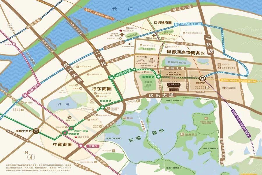 东湖金茂府交通图