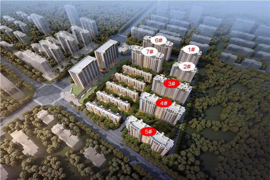 华发峰尚鸟瞰图