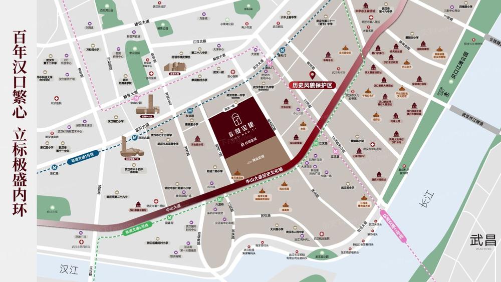 武汉城建·楚宝里 交通图